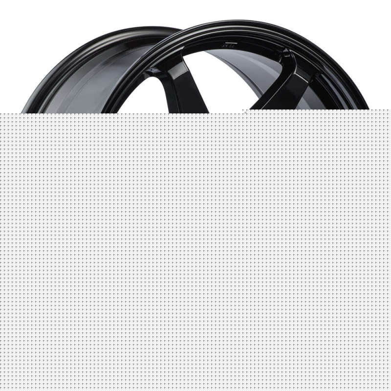 Enkei T6R 18x8 45mm Offset 5x100 Bolt Pattern 72.6 Bore Gloss Black Wheel ENK539-880-8045BK