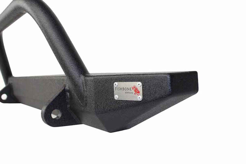 Fishbone Offroad 97-06 Jeep Wrangler TJ Rubicon Front Bumper W/Winch Guard - Blk Textured Powdercoat FBOFB22048