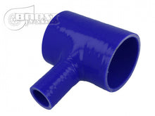 Load image into Gallery viewer, BOOST Products Silicone T-piece Adapter 2" ID / 1" Branch ID / Blue