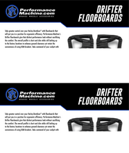 Load image into Gallery viewer, Performance Machine Floorboard Assembly Rider Drifter - Black Ops PFM0036-1025-SMB