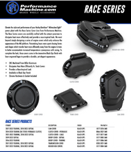 Load image into Gallery viewer, Performance Machine Derby Cover Race Series - Black Ops PFM0177-2085-SMB