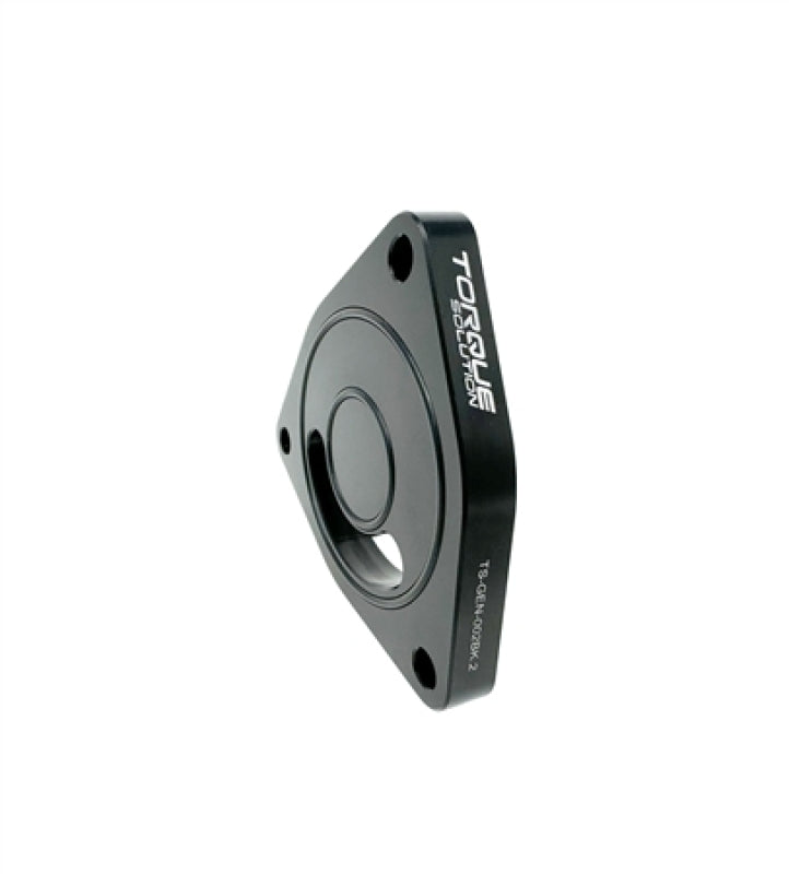 Torque Solution V2 Blow Off BOV Sound Plate (Black): Multiple Applications TQSTS-GEN-002BK.2