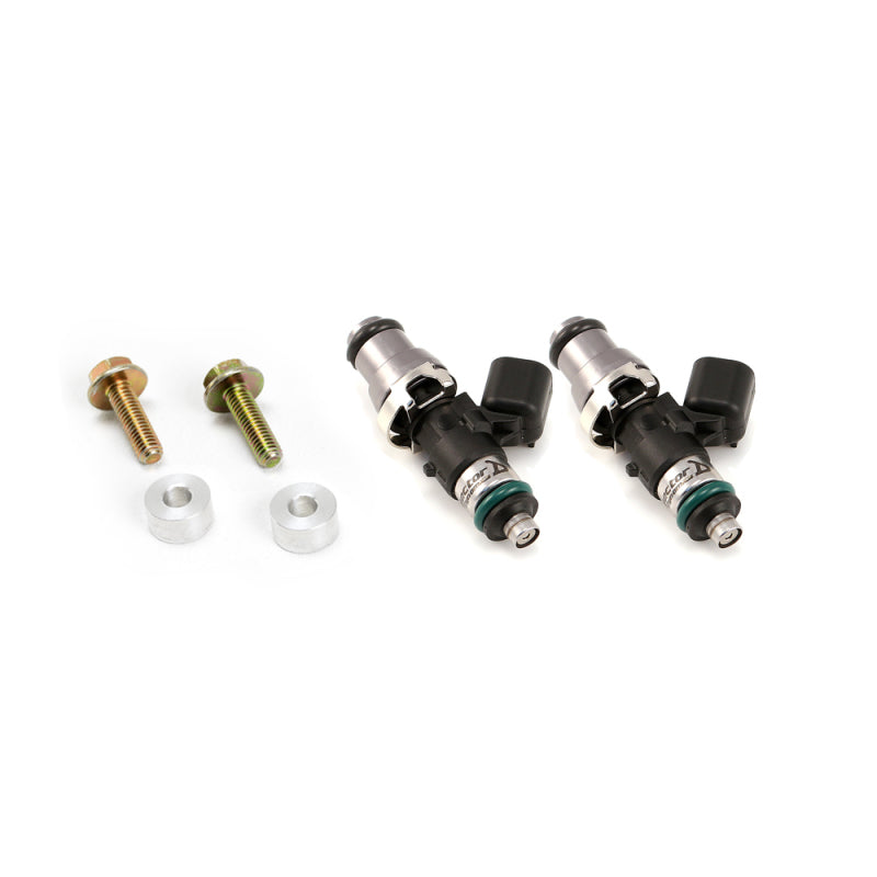 Injector Dynamics ID1300-XDS Fuel Injectors Polaris RZR 14mm Grey Adapter Top (Set of 2) IDX1300.16.01.48.14.2
