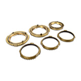 IAG 6 Speed Synchro Set 1 - 3 Brass / 4 - 6 Carbon Faced - Brass for 08-21 STI  -  IAG Performance IAG-DRV-1040