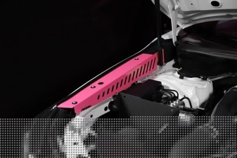 PERRIN 22-25 Subaru WRX Fender Shroud Set - Hyper Pink PERPSP-ENG-551HP