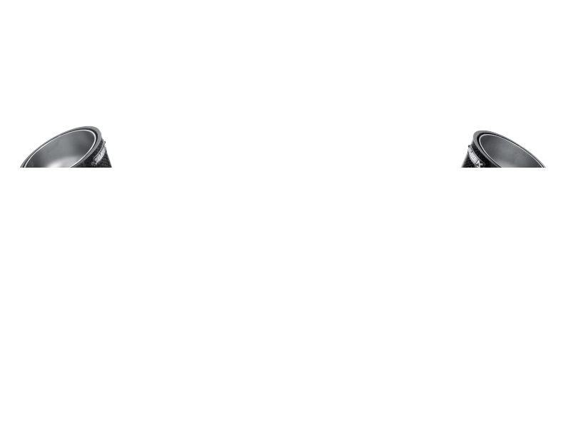 Akrapovic 11-12 BMW 1 Series M Coupe (E82) Tail Pipe Set (Carbon) AKRTP-CT/5
