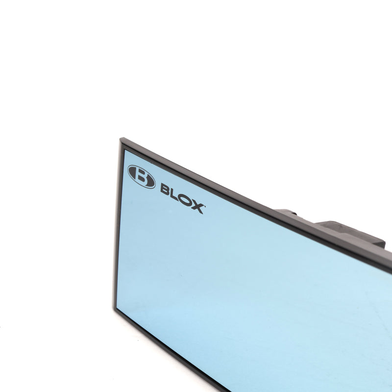 BLOX Racing 290mm Convex Mirror Black Frame Blue Tint BLOBXAC-02011