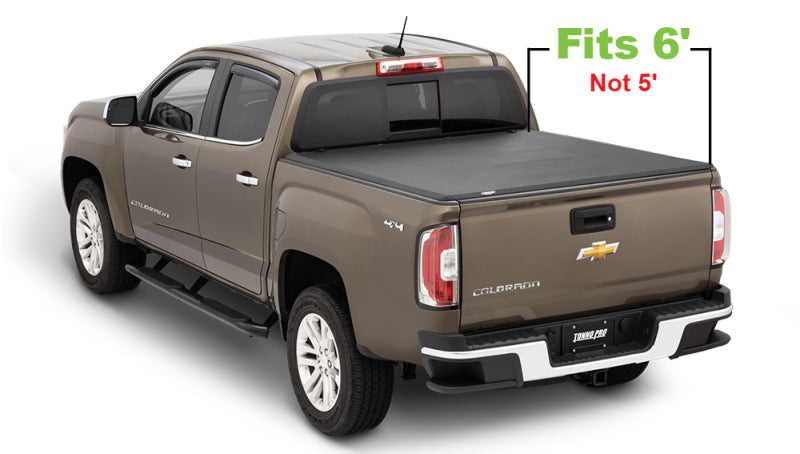 Tonno Pro 15-19 Chevy Colorado 6ft Fleetside Tonno Fold Tri-Fold Tonneau Cover TNP42-115
