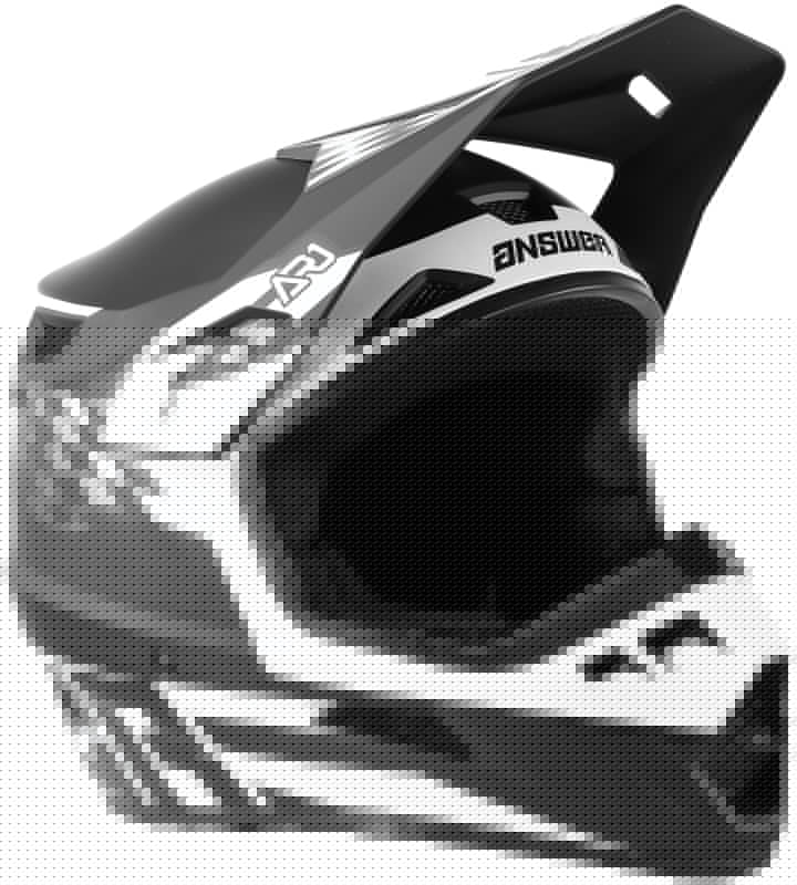 Answer AR1 Sweep Helmet Black/White - Large ANS442899