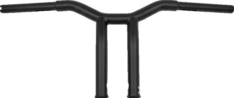Burly Brand Dominator Raked Bar 10in - Matte Black BURB12-6051SB