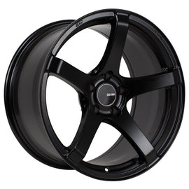 Enkei Kojin 18x9.5 15mm Offset 5x114.3 Bolt Pattern 72.6mm Bore Dia Matte Black Wheel ENK476-895-6515BK