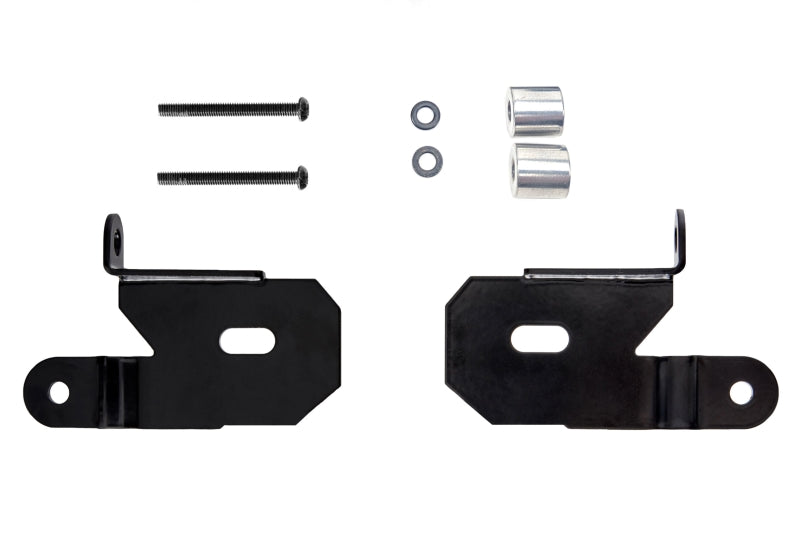 KC HiLiTES 18-19 Jeep Wrangler JL A-Pillar Light Mount Bracket Set (Pair) - Black KCL7318