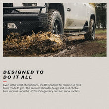 Load image into Gallery viewer, BFGoodrich All Terrain T/A KO3 37x12.50R20/F 128R BFG01731