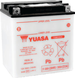 Yuasa YB30L-B Yumicron CX 12-Volt Battery YSAYUAM22H30TWN