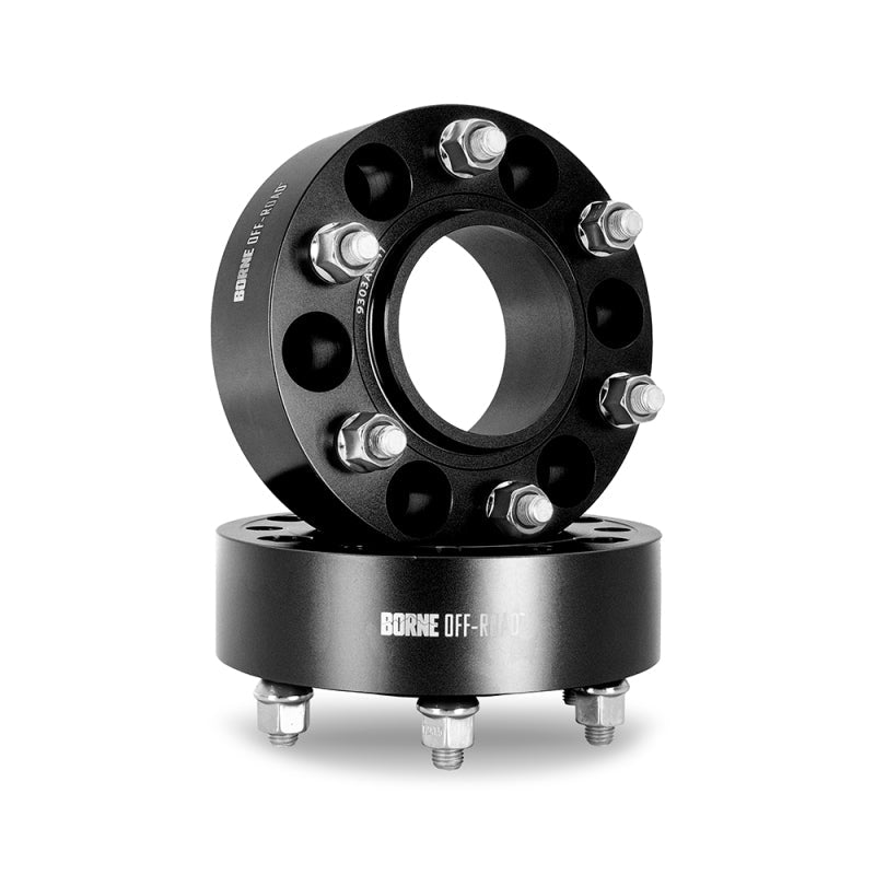 Borne Off-Road Wheel Spacers - 6x135 - 87.1 - 38 - M14 - Black BRNBNWS-007-380BK