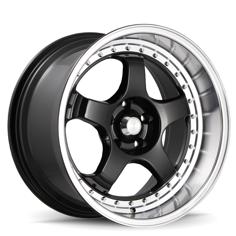 Konig SSM 18x9 5x114.3 ET22 Gloss Black w/ Machined Lip KNGSS98514225