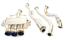Load image into Gallery viewer, Invidia 17-19 Honda Civic Type R Q300 Triple Titanium Tip Cat-back Exhaust INVHS17CTRFQ33ST