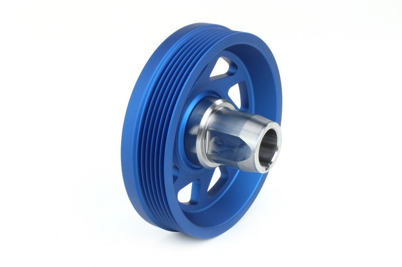 PERRIN 22-25 Subaru WRX/BRZ & Toyota GR86 / 20-25 FXT/OBXT Lightweight Crank Pulley - Blue PERPSP-ENG-106BL