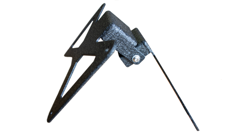 Fishbone Offroad 2018+ Jeep Wrangler JL - Black Aluminum Hawse Fairlead License Plate Mount FBOFB21098