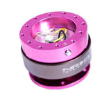 NRG Quick Release Gen 2.0 - Pink Body / Titanium Chrome Ring