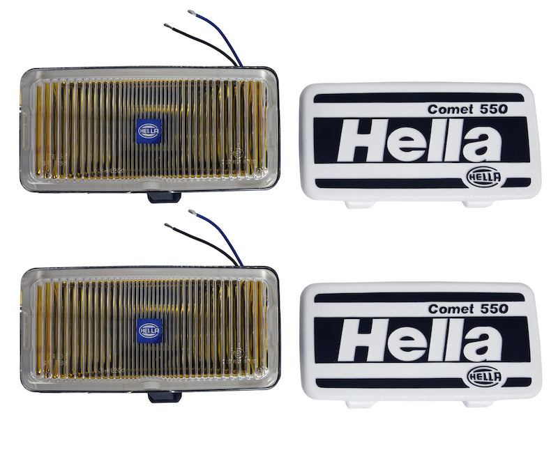 Hella 550 Series 55W 12V H3 Fog Lamp Kit - Amber HELLA005700681