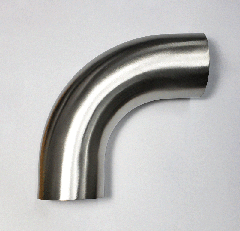 Stainless Bros 3.5in Diameter 1.5D / 5.25in CLR 90 Degree Bend w/ 2in Leg STB601-08956-4150