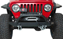 Load image into Gallery viewer, Fishbone Offroad 97-06 Jeep Wrangler TJ Rubicon Front Bumper W/Winch Guard - Blk Textured Powdercoat FBOFB22048