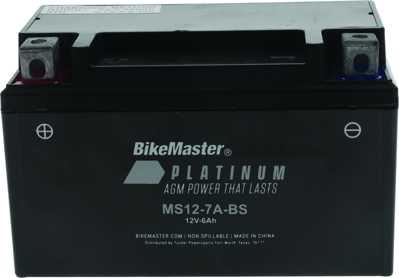 BikeMaster AGM Battery - MS12-7A-BS BKM780738