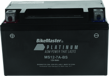 Load image into Gallery viewer, BikeMaster AGM Battery - MS12-7A-BS BKM780738