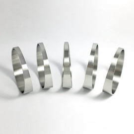 Stainless Bros 3.0in x 1D/3in CLR Tight Radius 16 Gauge Pie Cut - 5pk STB609-07601-0016