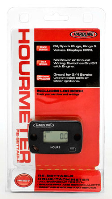 Hardline Resettable Hour Meter w/Service Alerts HRLHR-8067-2
