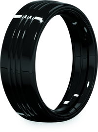 Kuryakyn 7inch Headlamp Trim Ring Gloss Black KUR7276