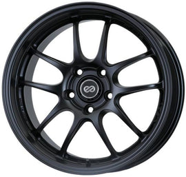 Enkei PF01SS 17x9 5x114.3 60mm Offset 75mm Bore Diameter Matte Black Wheel ENK460-790-6560BK