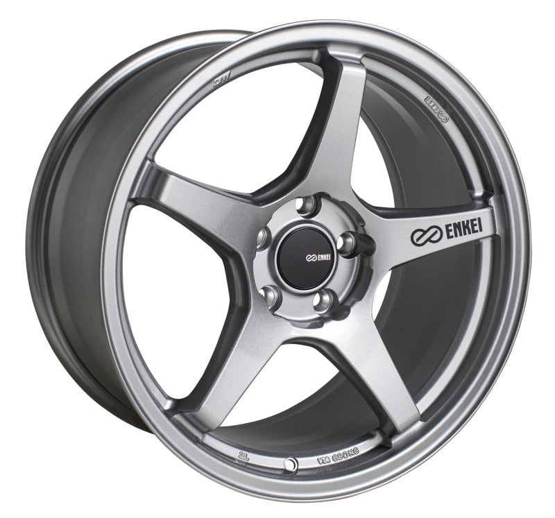 Enkei TS-5 18x8.5 5x108 40mm Offset 72.6mm Bore Storm Grey Wheel ENK521-885-3140GR