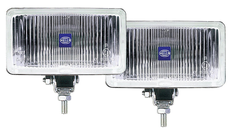 Hella 450 H3 12V SAE/ECE Fog Lamp Kit Clear - Rectangle (Includes 2 Lamps) HELLA005860601