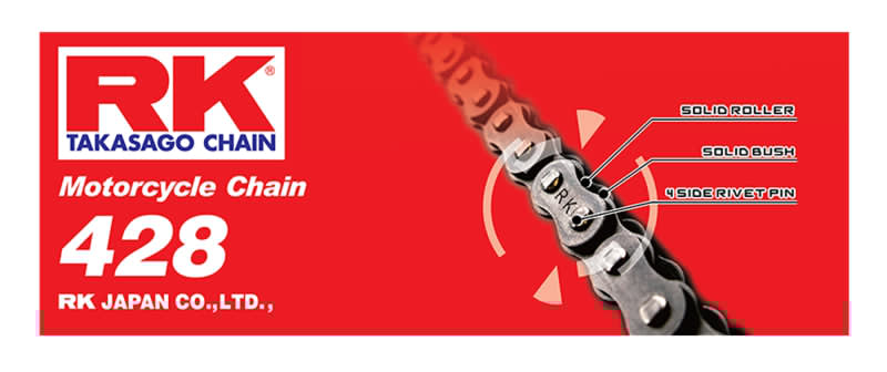 RK Chain 428-110 - Natural RKC428-110