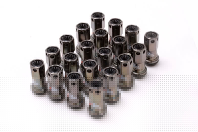 Project Kics 12X1.50 R40 Iconix Classical Lug Nuts w/ Black Plastic Cap - 20 - No Locks PJKWRIF01CK