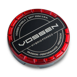 Vossen Billet Sport Cap - Large - Hybrid Forged - Vossen Red VOSCAP-BSC-LG-HF-RD