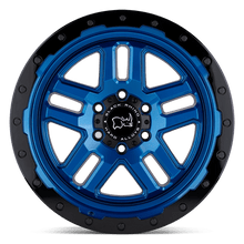 Load image into Gallery viewer, BR BARSTOW 18X9.5 5X127 -18 71 BLUE/BLK