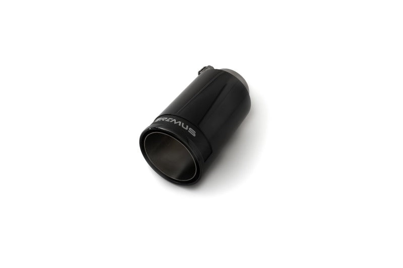 Remus Stainless Steel 98mm Black Chrome Straight w/Carbon Insert Tail Pipe (Single) RMS0006 98CBR