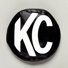 Load image into Gallery viewer, KC HiLiTES 6in. Round Soft Cover (Pair) - Black w/White KC Logo KCL5100