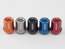 Load image into Gallery viewer, Rays Dura-Nut L32 Straight Type 12x1.25 Lug Nut Set 16 Lug 4 Lock Set - Black RAYWDURA3212125B