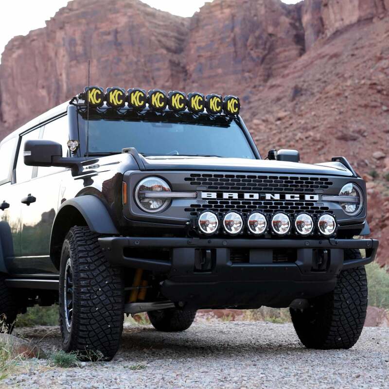 KC HiLiTES 21+ Ford Bronco 39in. Gravity LED Pro6 Light Bar Kit Front Bumper KCL91341