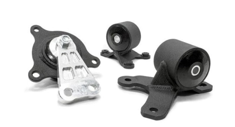 Innovative 02-05 Civic K-Series Black Steel Mounts 95A Bushings (Not K24 Trans) INM90650-95A