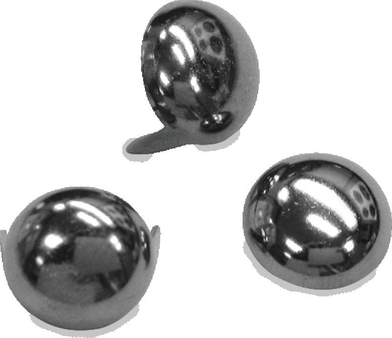Mustang Studs 12.5mm (Bag of 20) - Chrome MMP78079
