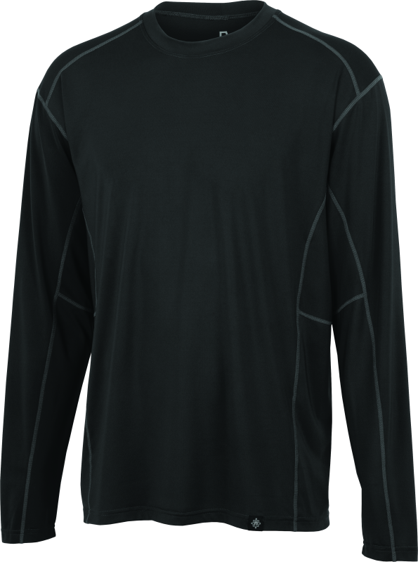 FIRSTGEAR Base Layer Shirt Lightweight Long-Sleeve Dark Grey - Large FSG527588