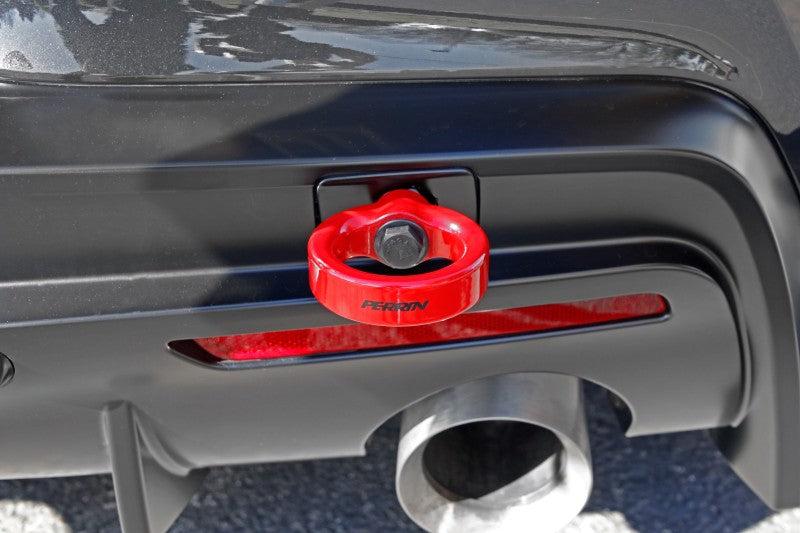 PERRIN 20-25 Toyota Supra Tow Hook Kit (Rear) - Red PERPTP-BDY-250RD
