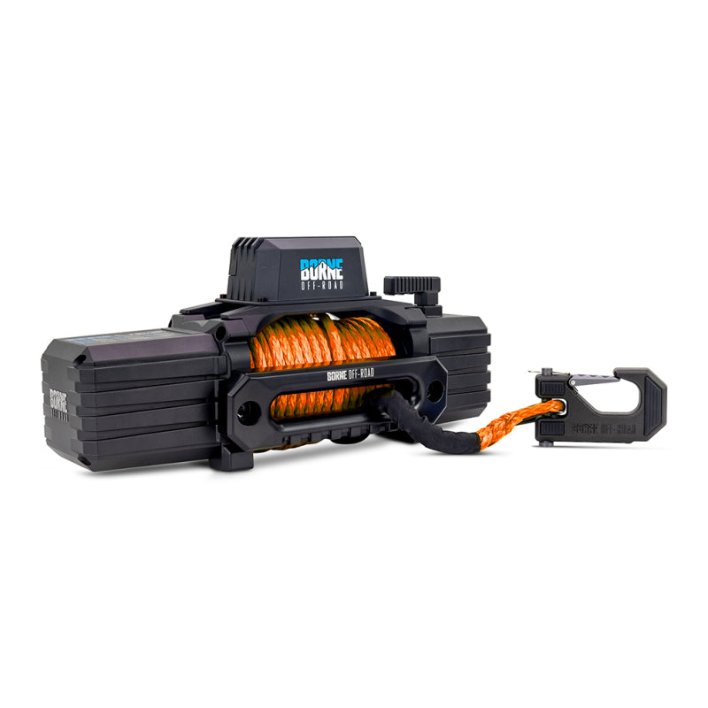 Borne Off-Road 12K Winch - Orange Synthetic Rope BRNBNWN-12-SOR