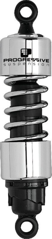 Progressive Harley 412 Series Shocks 12.5in - Chrome PGR412-4076C