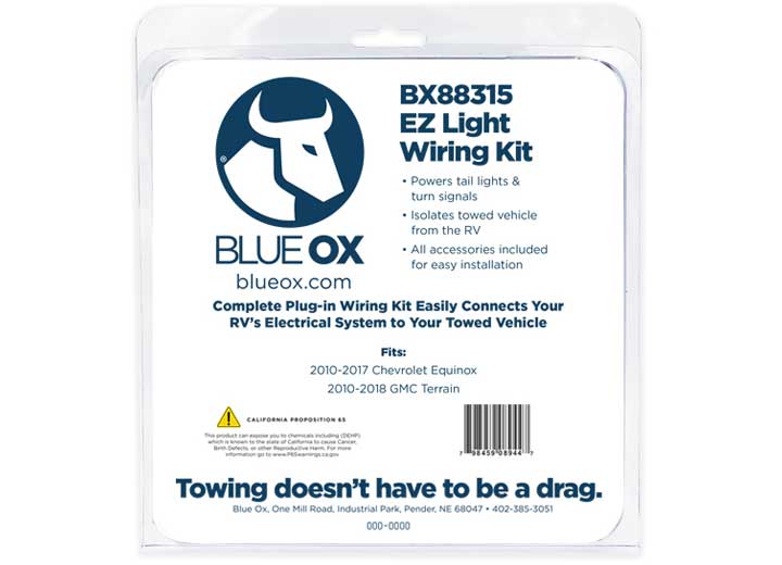 EZ Light Wiring Harness Kit.  -  Blue Ox BX88315